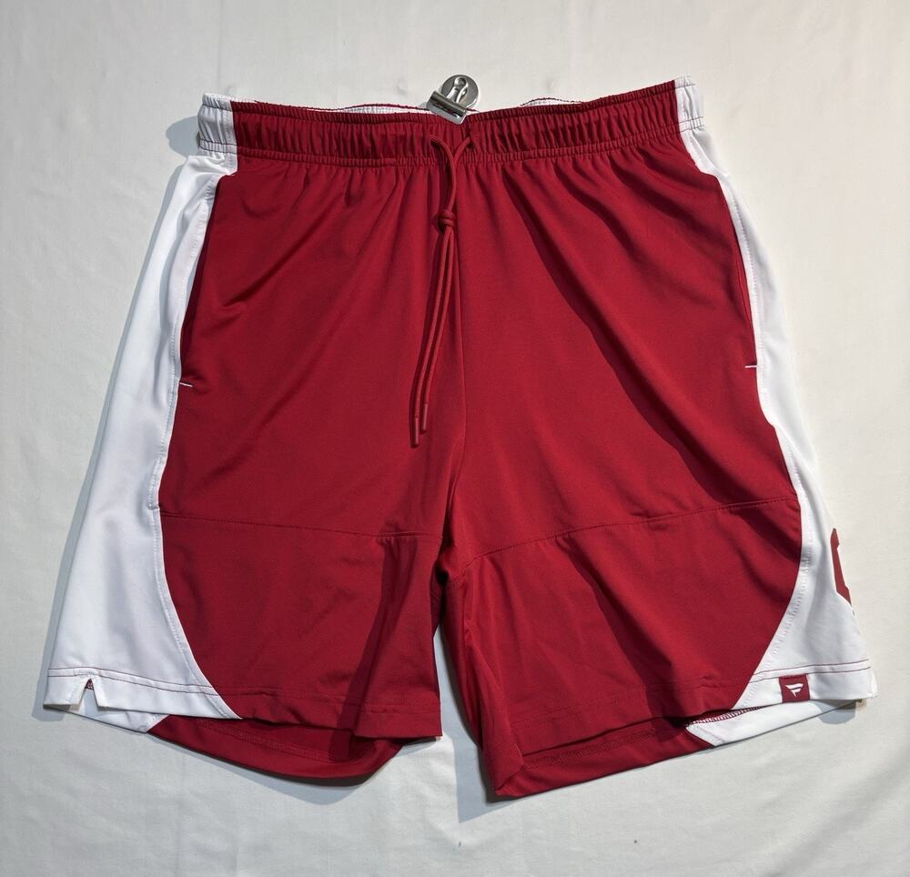 Fanatics Oklahoma Sooners OU Red White Athletic Shorts Men’s Medium Pockets